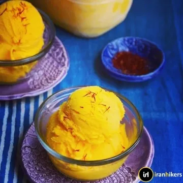 saffron ice cream